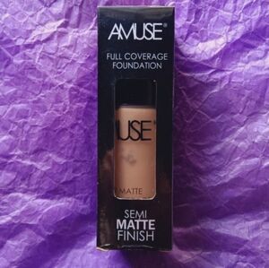 Amuse Full Coverage Foundation Semi Matte Finish